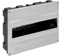 Solera 688B - Caja distribución. De 277x188x55. Hasta 14 elementos. Con tornillos precintable.Blanco. Empotrar.