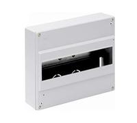 Solera 694CB - Conjunto caja, tapa,marco y pta blanco para cajas para distribución.De 240x192x68. Hasta 12 elem