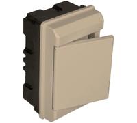 Solera 695CM - Conjunto de caja, tapa marco y puerta. De 115x188x55. Color marfil. Superficie.