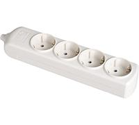 SOLERA 8004 - Regleta/Base múltiple sin Cable de 4 enchufes, Color Blanco