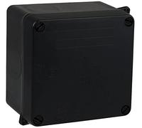 Solera 815N - Caja estanca paredes lisas.IP65,IK07.Precintable.De 100x100x55.Tornillos de 1/4 vuelta.Negro.