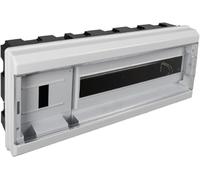 Solera 880CBT - Conjunto de caja, tapa, marco blanco y con puerta transparente.Para cajas ICP y distribución.