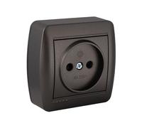 Solera Base de Enchufe Mural Grafito 16 A 250 V