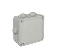 SOLERA CAJA CUADRADA ESTANCA 100X100X55MM CON TORNILLOS RETRACTILADA