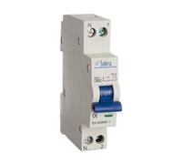 Solera® CBMM1N25 Interruptor Magnetotérmico, C25, 1P+N, 1M, 6 kA, 25 A • 1 unidad