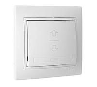 SOLERA IINTERRUPTOR PERSIANA 10A 25V BLANCO CON MARCO S.EUROPA