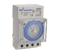 Solera® R24R_3 Interruptor Horario 24 h, Analógico, 1NO+1NC, 3M, 230 V, 16 A • 1 unidad