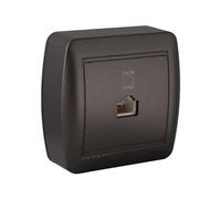 Solera Toma de teléfono y ADSL Mural Grafito RJ45 - Marca EAN: 8423220263413