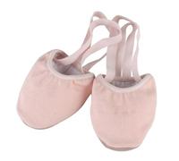 Soles - Zapatillas de ballet para danza, piruetas, letras de canciones, ballet, práctica contemporánea, zapatillas de baile giratorias para niñas y mujeres, media suela para mujer, Tejido elástico, A