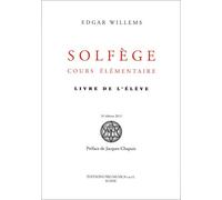 Solfège, cours élémentaire: Livre de l'élève