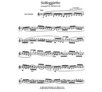 Solfeggieto for Solo Clarinet by C.P.E. Bach
