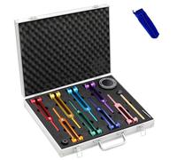 Solfeggio - Juego de tenedores de afinación para curación y terapia de sonido, incluye horquillas de 528 Hz para meditación y trabajo energético