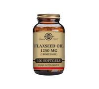 Solgar Aceite Semillas Lino 1250 mg - Omega-3 Vegetal Corazón - 100 Cápsulas