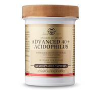 Solgar Advanced 40+ Acidophilus | Con Cepas LA-5 y BB-12 | 60 Cápsulas | 1.500 millones de microorganismos por cápsula · Mejora la salud digestiva