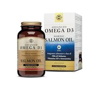 Solgar Advanced Omega D3, 120 perlas softgels - Suplemento alimenticio con aceite de salmón nórdico, EPA, DHA y vitamina D3