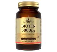 Biotina 5000 mcg Super Potency 50 VCaps Solgar