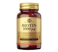 Solgar Biotina 1000 μg – Apoya la salud de la piel y el cabello – 50 cápsulas vegetales