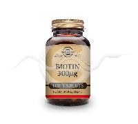 Solgar Biotina 300 microgramos 100 comprimidos - complemento para cabello y piel