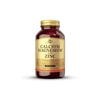 Solgar Calcio, Magnesio y Zinc | 250 Cápsulas Vegetales | Favorece la función del sistema nervioso y muscular · Fórmula combinada