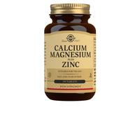 Solgar Calcio Magnesio Zinc Suplemento Alimenticio, 250 Comprimidos, 1000mg Calcio 400mg Magnesio 15mg Zinc por Dosis, Apoyo Óseo y Muscular
