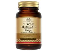 Solgar Chromium Picolinate Suplemento Alimenticio que Mantiene el Nivel de Glucosa en Sangre con Cromo para Hombre y Mujer, 90 Cápsulas