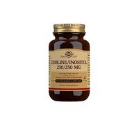 Solgar | Choline/Inositol | Suplemento Alimenticio que Mejora la Salud del Cerebro y del Sistema Cognitivo | Con Colina e Inositol | Para Hombre y Mujer | 50 Cápsulas