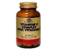 Solgar Complejo Vitamínico B con Vitamina C - 100 comprimidos