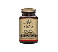 Solgar Ester-C Plus 500 mg - Vitamina C de Alta Absorción, Apoyo Inmune y Bienestar - 50 Cápsulas Vegetales