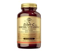 Solgar Ester-C Plus Vitamina C 1000 mg | 90 Cápsulas | Vitamina C no ácida de larga permanencia · Apoya el sistema inmunitario