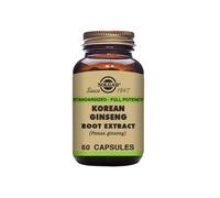 Solgar Extracto de Ginseng Coreano - Energía y Vitalidad - 60 VCáps