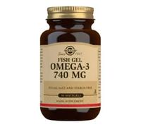 Solgar Fish Gel Omega-3 740 mg - Salud Cardiovascular - 50 Cápsulas