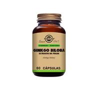Solgar Ginkgo Biloba - Salud de la Circulación Cerebral - 60 Cápsulas