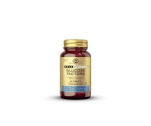 Solgar Glucose Factors | Multinutriente con Complemento Herbario | 60 Compr | Ayuda a mantener el azúcar en sangre · Reduce el cansancio · Vegano, vegetariano y kosher