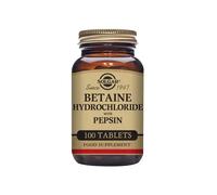 Solgar Hidrocloreto de Betaína con Pepsina - Apoyo Digestivo, Acidez Estomacal - 100 Tabletas