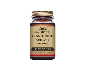 Solgar L-Arginina | Suplemento Alimenticio | 50 Cápsulas Vegetales | Aminoácido no esencial · Participa en el metabolismo muscular