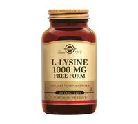 Solgar, L-lisina, forma libre, 1000 mg, 100 comprimidos