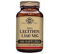 Solgar Lecitina de Soja 1360 Mg 100 Cápsulas Blandas