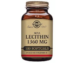 Solgar Lecitina de Soja 1360 Mg 100 Cápsulas Blandas