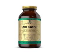 Solgar | Male Múltiple Complejo Multivitamínico y Multimineral para el Hombre |Multinutriente | Con Vitaminas, Minerales y Licopeno | 120 Comprimidos | Apto para Veganos