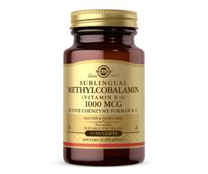 Solgar - Metilcobalamina Sublingual (Vitamina B12), 1000 mcg (30 comprimidos)