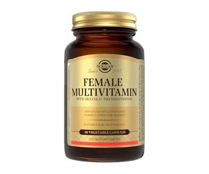 Solgar Multi Mujer | Multivitamínico Femenino | 60 Cápsulas Vegetales | +20 Nutrientes · Gentle Iron · Oxxynea · Vitamina D3 K2 · Energía · Huesos · Inmunidad · Sin Gluten