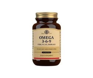 Solgar Omega 3-6-9 - Salud Integral del Corazón y Piel - 120 Cápsulas