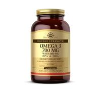 Solgar Omega-3 Doble Concentración | Con EPA y DHA | 120 Cápsulas | Apoya el funcionamiento normal del corazón · 360 mg EPA y 240 mg DHA