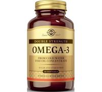 Solgar | Double Strenght Omega 3 | Suplemento Alimenticio que Aporta EPA y DHA | Con Omega 3 | Para Hombre y Mujer | 60 Cápsulas