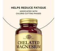 Solgar Quelado De Magnesio 100mg 100 Tabletas Complemento Alimenticio