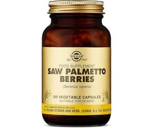 Solgar Sabal extracto de baya 100 cápsulas vegetales - complemento para bienestar prostático