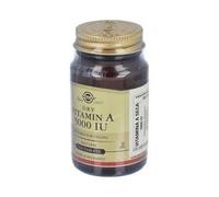 SOLGAR Vitamina A Seca Palmitato 5000 UI 100 Comprimidos - Suplemento para Piel, Huesos, Cabello y Uñas - Apto para Veganos