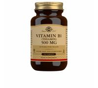 Solgar Vitamina B1 Tiamina 500 mg 100 Comprimidos Apoyo Sistema Nervioso Energía y Equilibrio Mental Apto Veganos