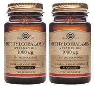 Solgar Vitamina B12 1000 mcg (Metilcobalamina) 2x30 Comprimidos Masticables
