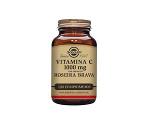 Solgar Vitamina C Rosa Mosqueta - Refuerzo Inmune 1000mg - 100 Cápsulas